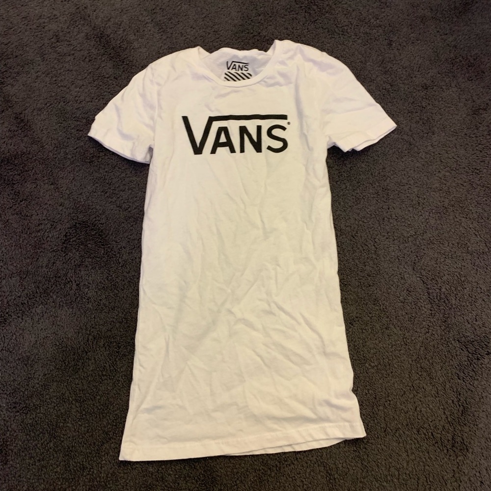 VANS white t shirt